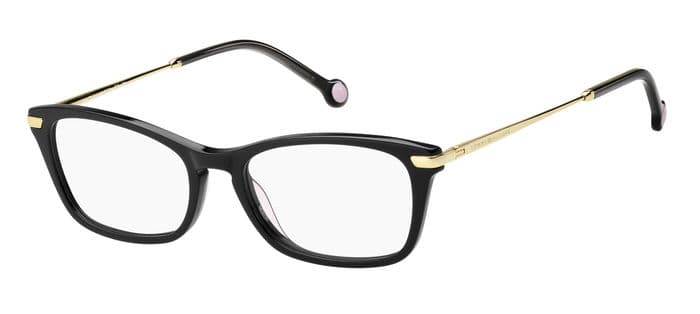 Tommy Hilfiger 1878 designer frame in colour Black