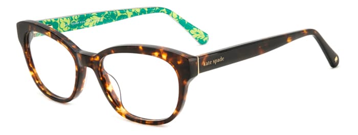 Kate Spade ZELDA designer frame in colour Havana