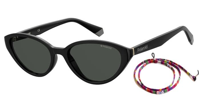 Polaroid 6109/S designer frame in colour Black