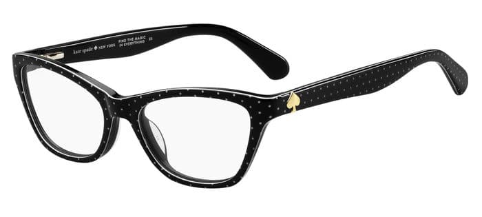 Kate Spade ALAYSHA designer frame in colour Black