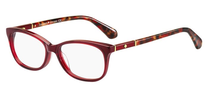 Kate Spade KAILEIGH designer frame in colour Burgundy
