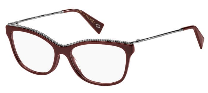 Marc Jacobs 167 designer frame in colour Burgundy